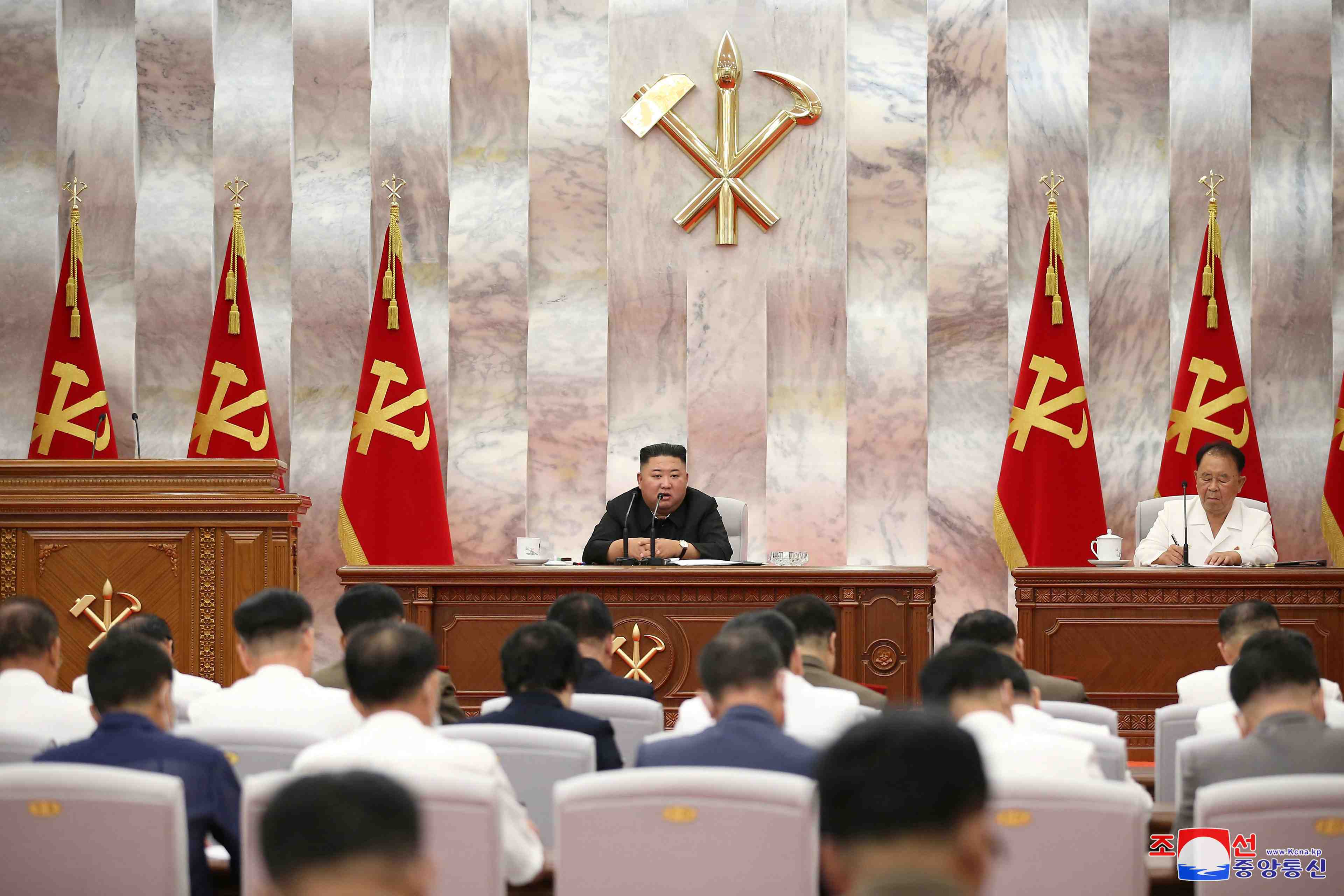 Coree du nord: kim jong-un revoit ses objectifs annuels apres le typhon