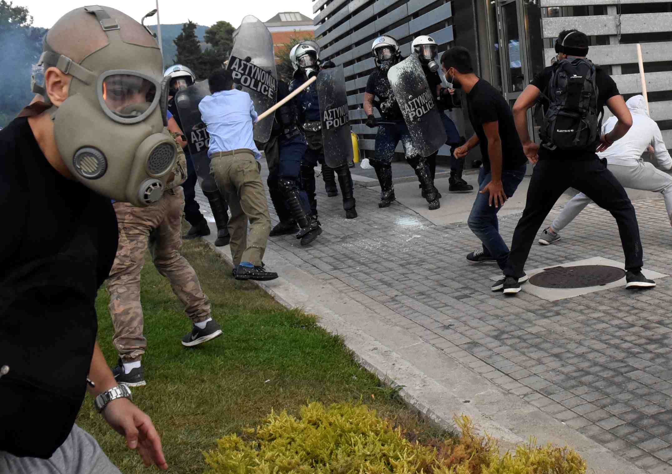 Manifestation a thessalonique