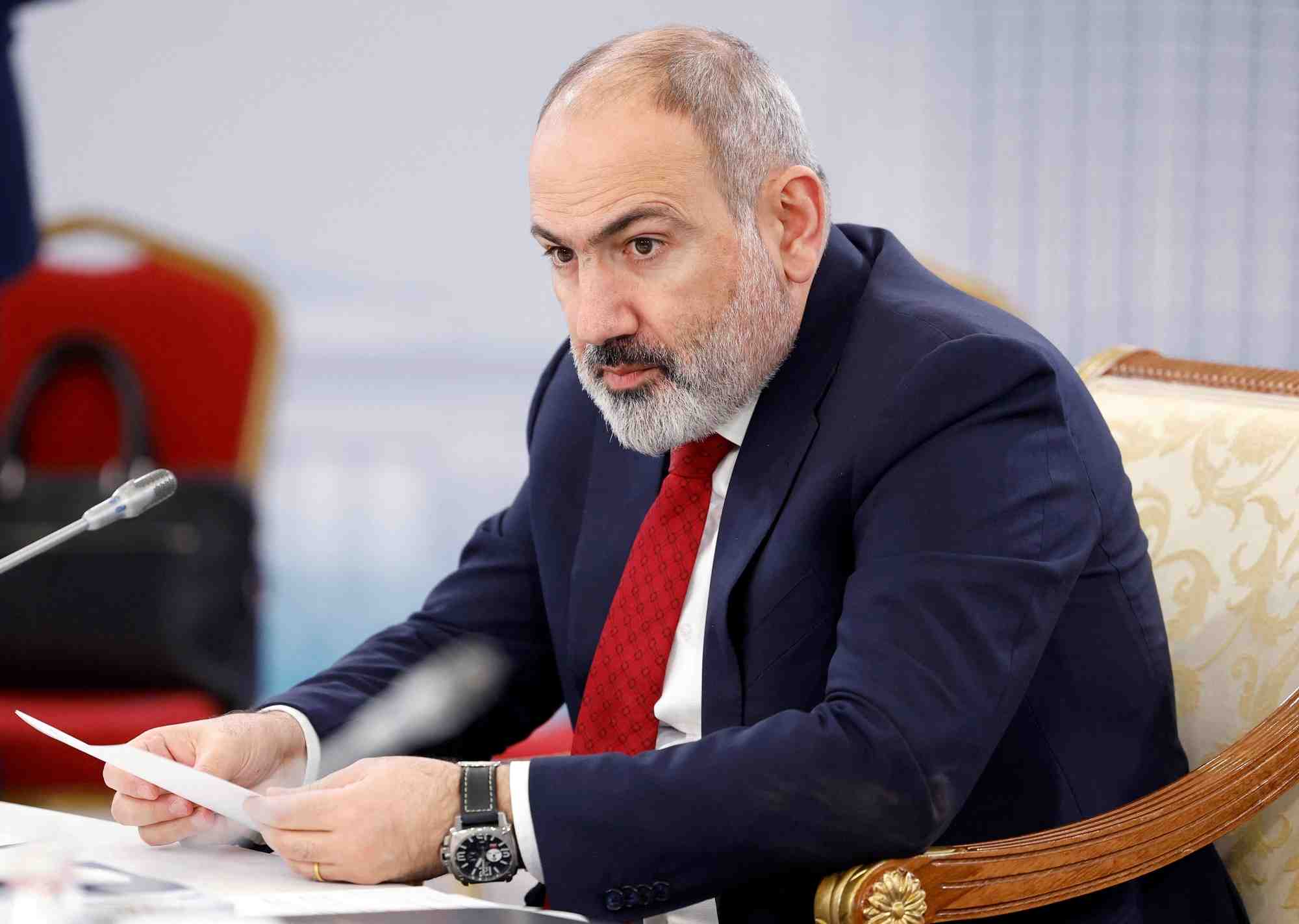 Le premier ministre armenien nikol pashinyan