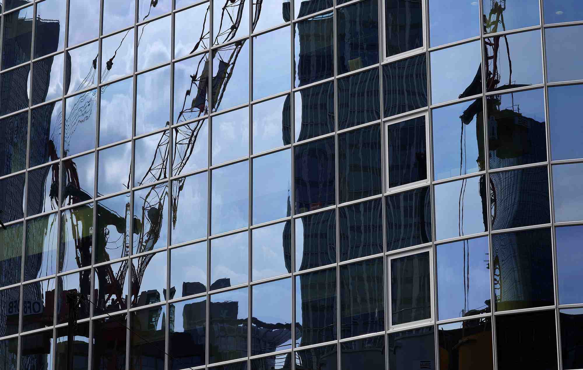 Chantiers de construction dans le centre de francfort