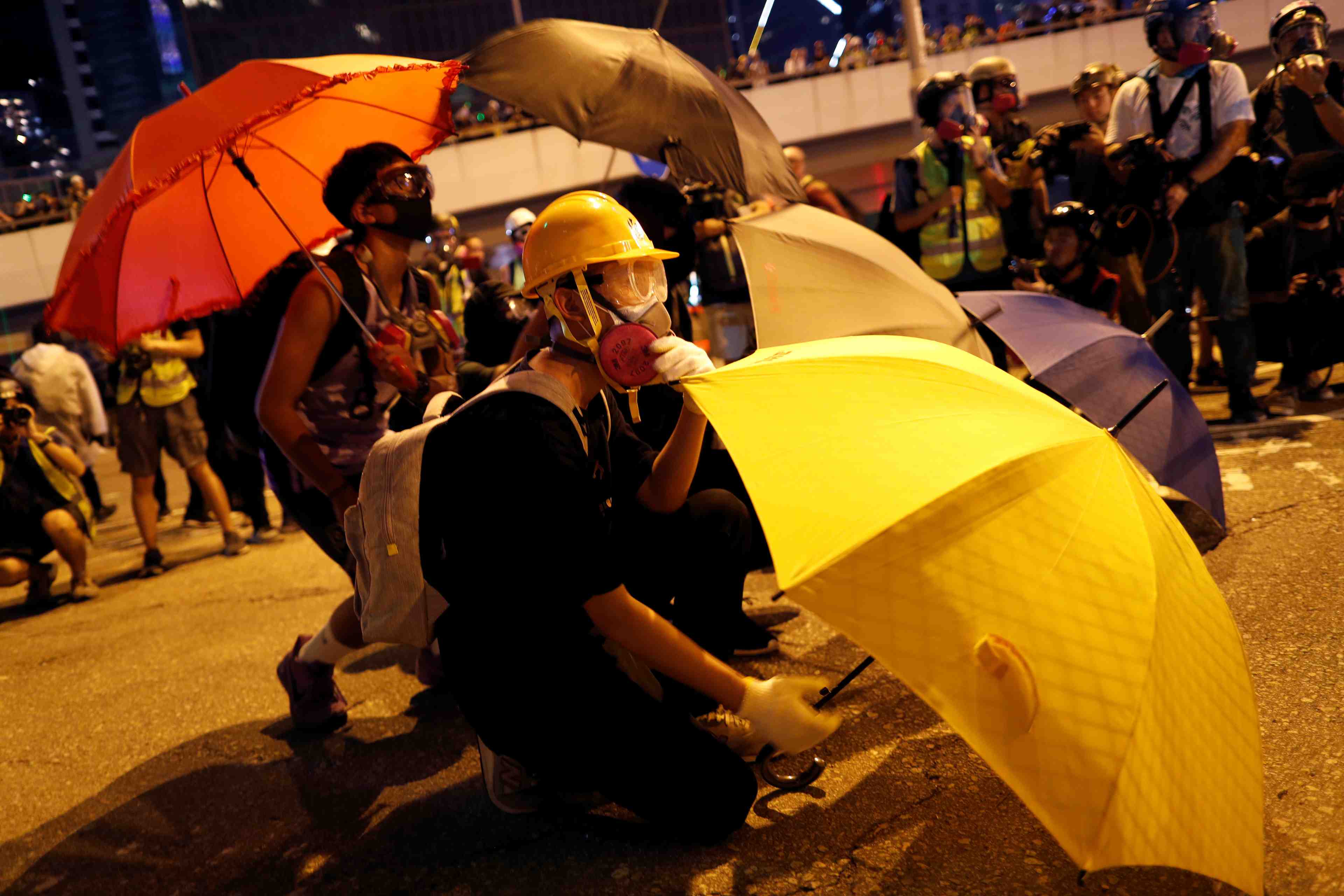 Violences a hong kong pour les 5 ans du "mouvement des parapluies"