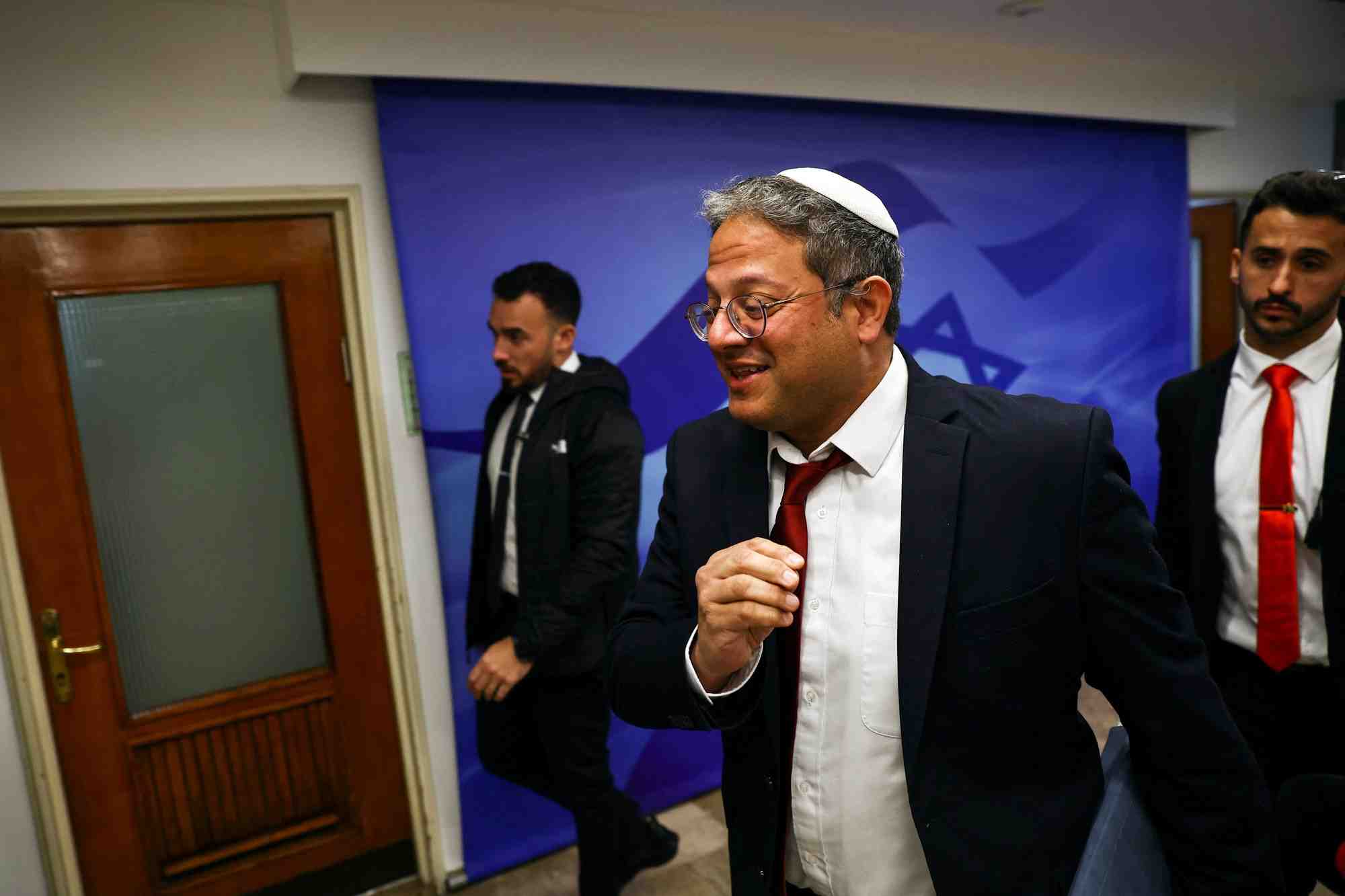 Le ministre israelien de la securite itamar ben-gvir