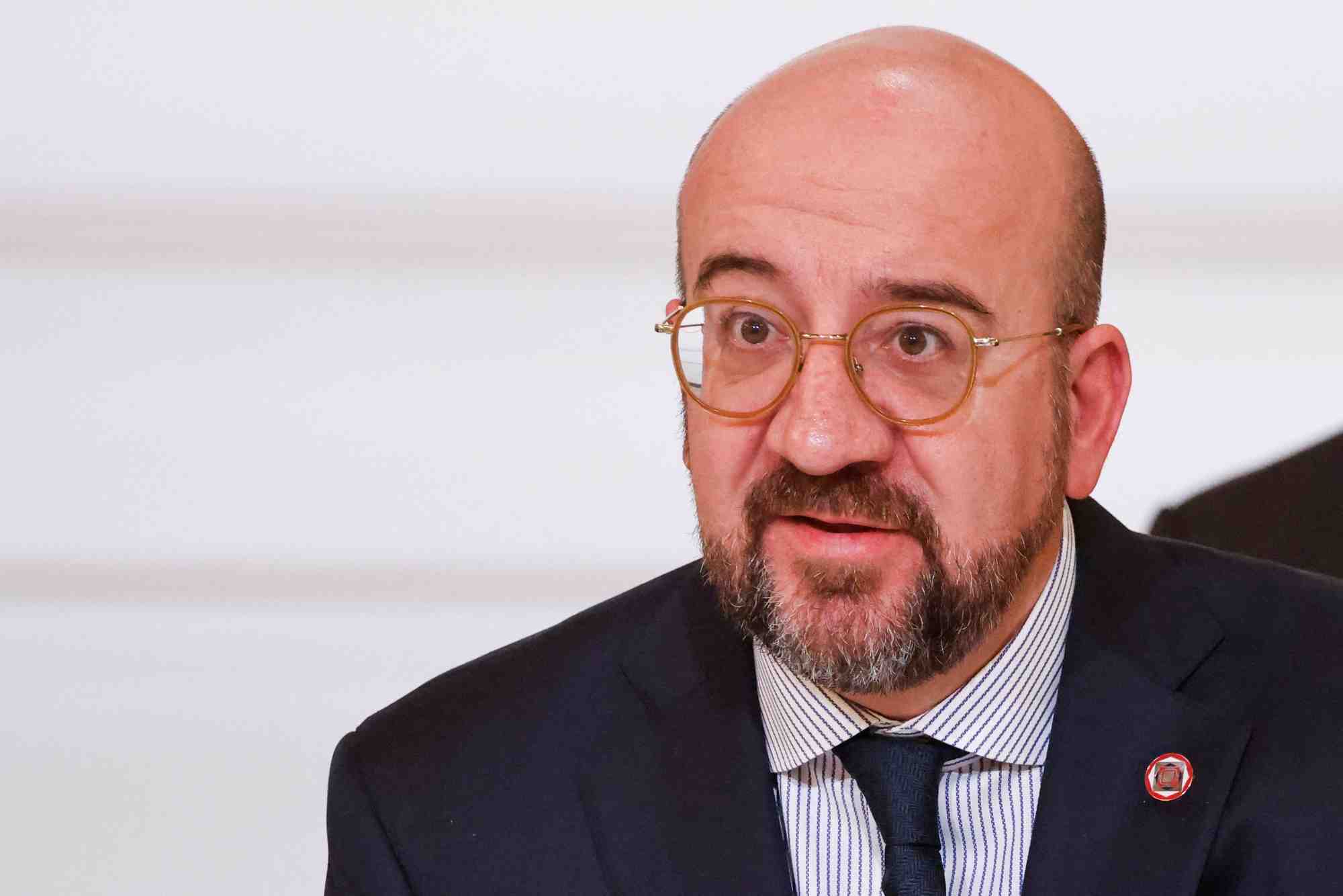 Le president du conseil europeen charles michel