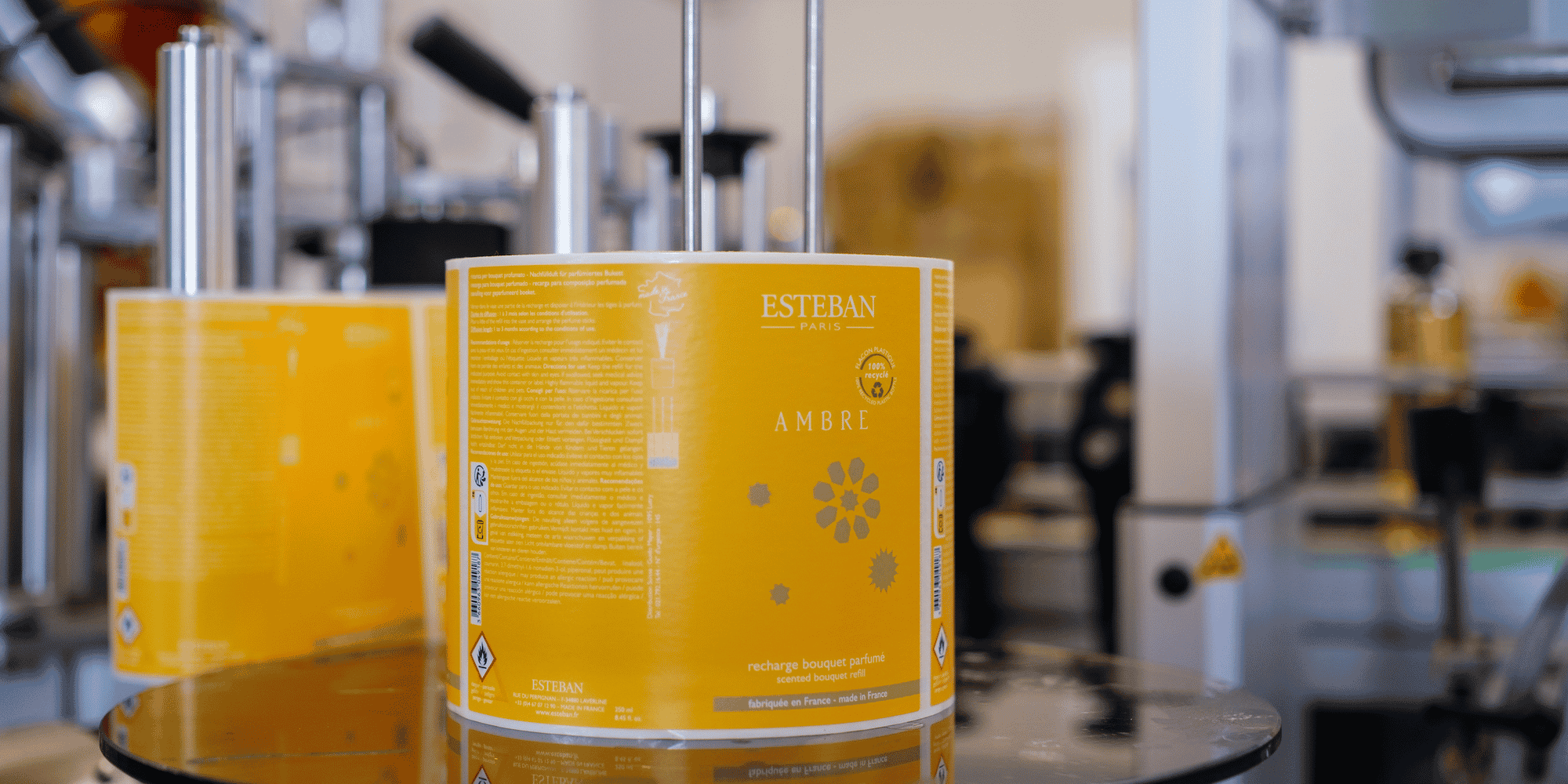 L'entreprise Esteban, implantée à côté de Montpellier, créateur de parfums d'intérieur et fabricant de supports (bougies, sprays, encens, supports bois ou céramique), fabrique d'ores et déjà des produits sous licence des JO Paris 2024 pour le marché français.