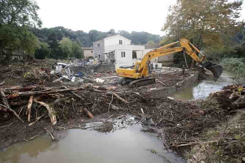 Le cout des inondations evalue entre 550 et 650 millions d'euros