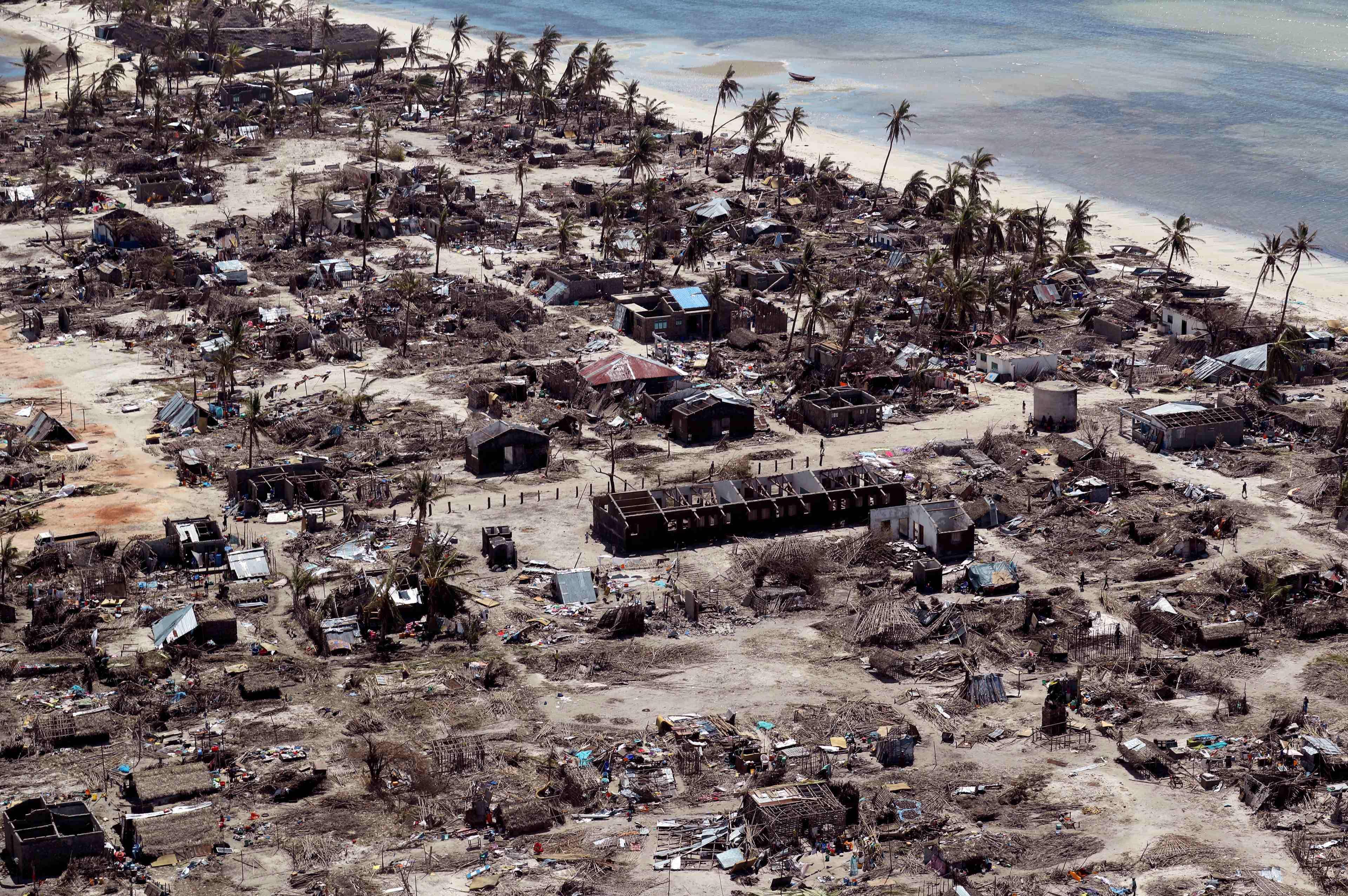 Epidemie de cholera au mozambique apres le passage d'un cyclone
