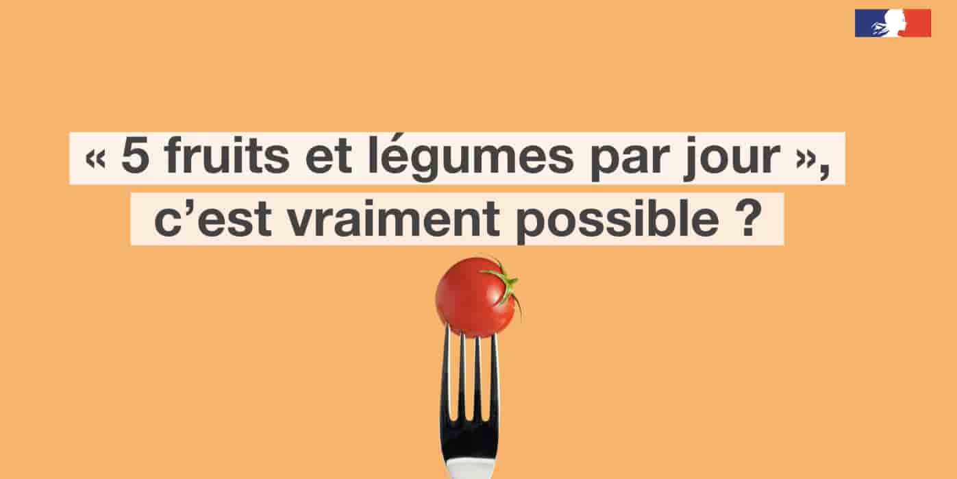 manger bouger, 5 fruits et légumes