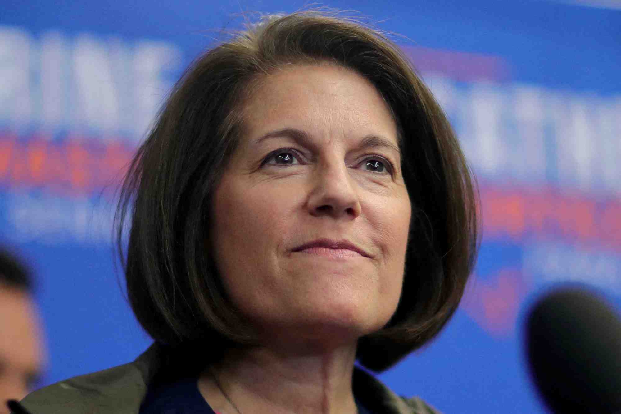 La senatrice americaine democrate catherine cortez masto a henderson, nevada