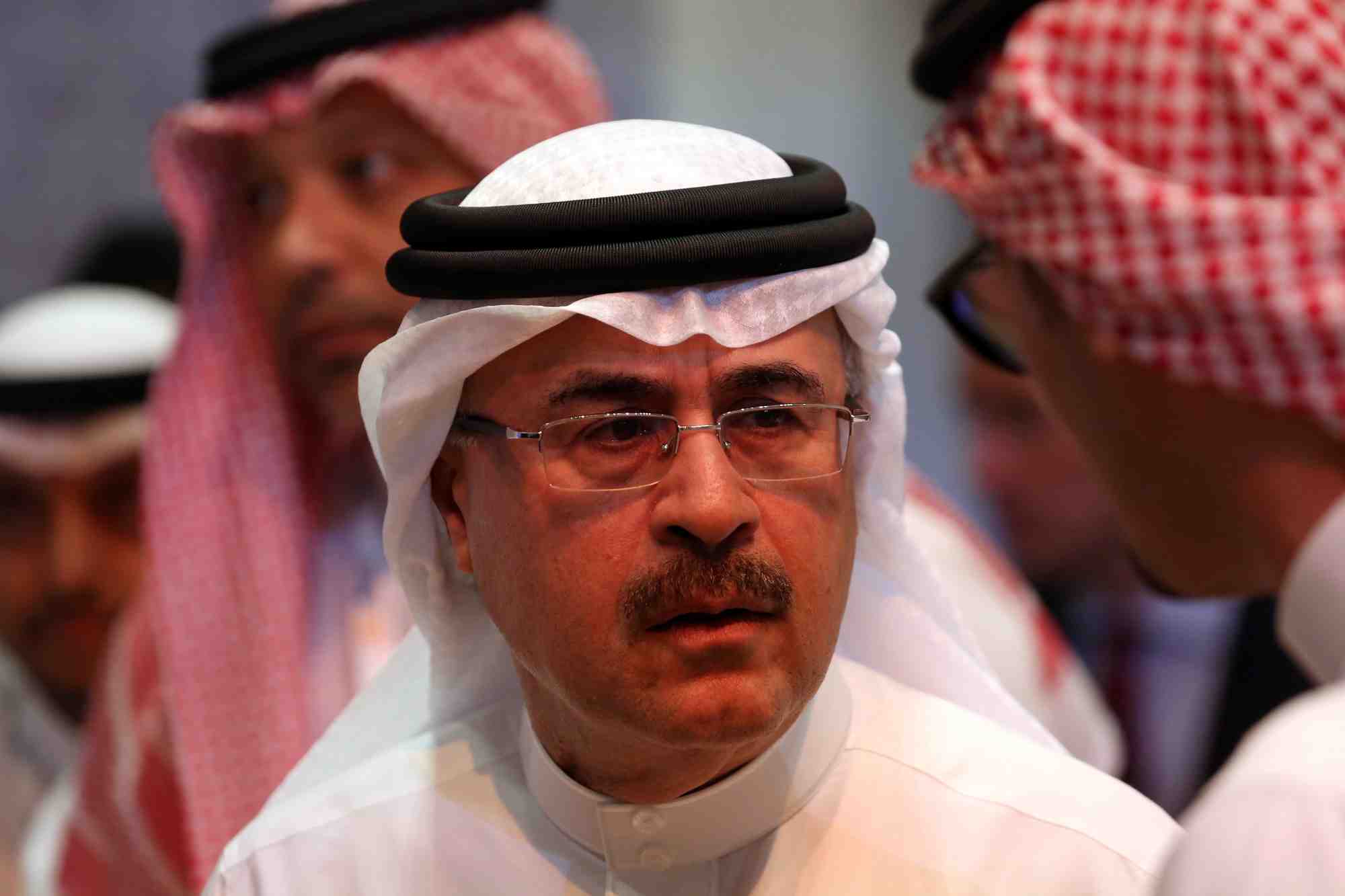 Amin nasser, directeur general de la saudi arabian oil company, saudi aramco, lors du 24e congres mondial de l'energie a abu dhabi