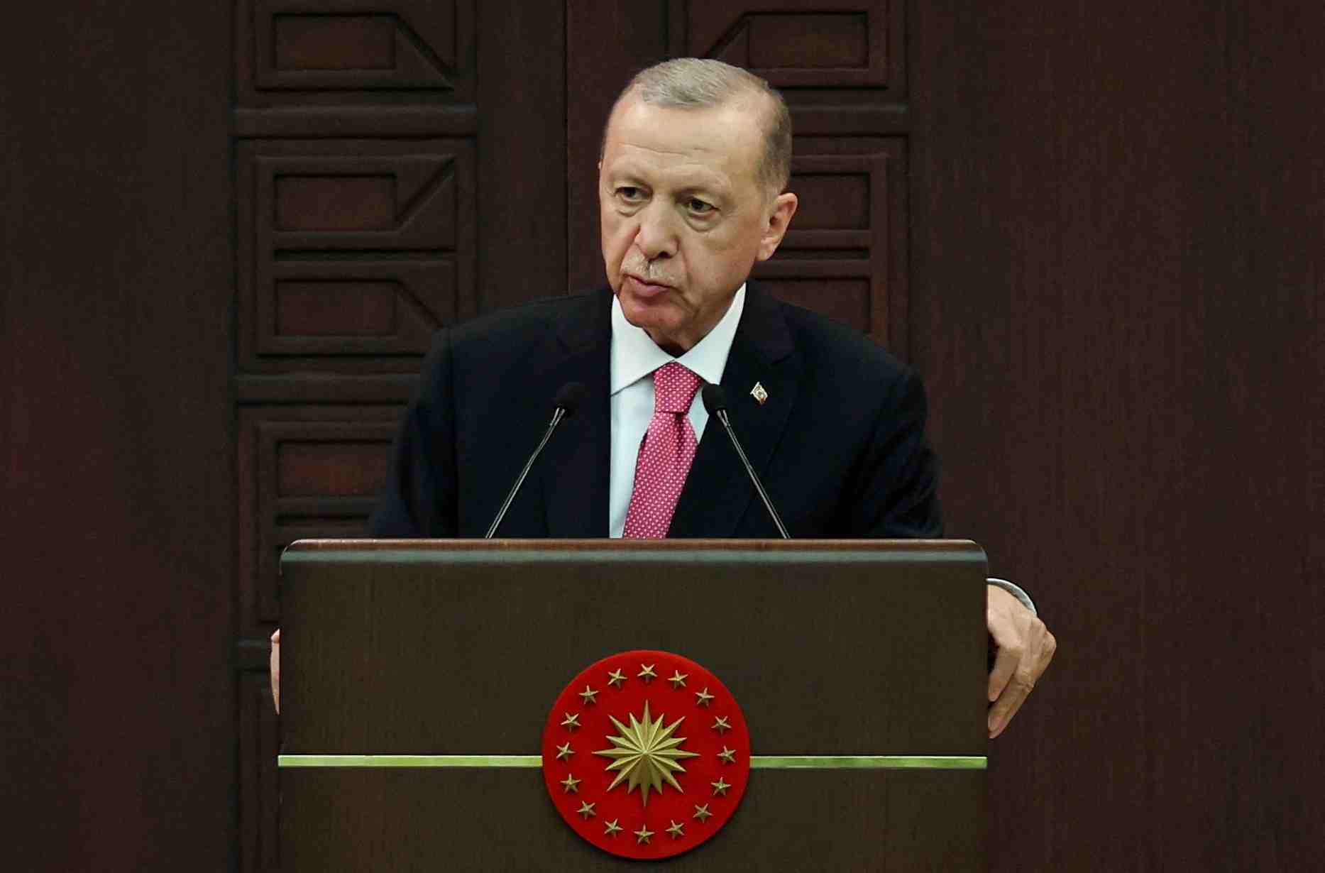 Le president turc tayyip erdogan annonce la composition de son nouveau cabinet