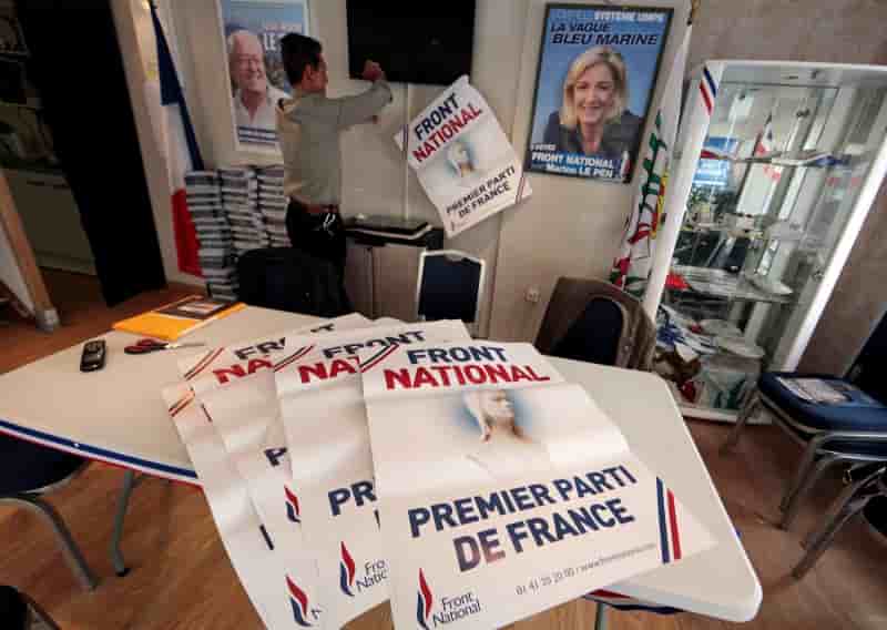Un proces requit contre le front national par le parquet de paris