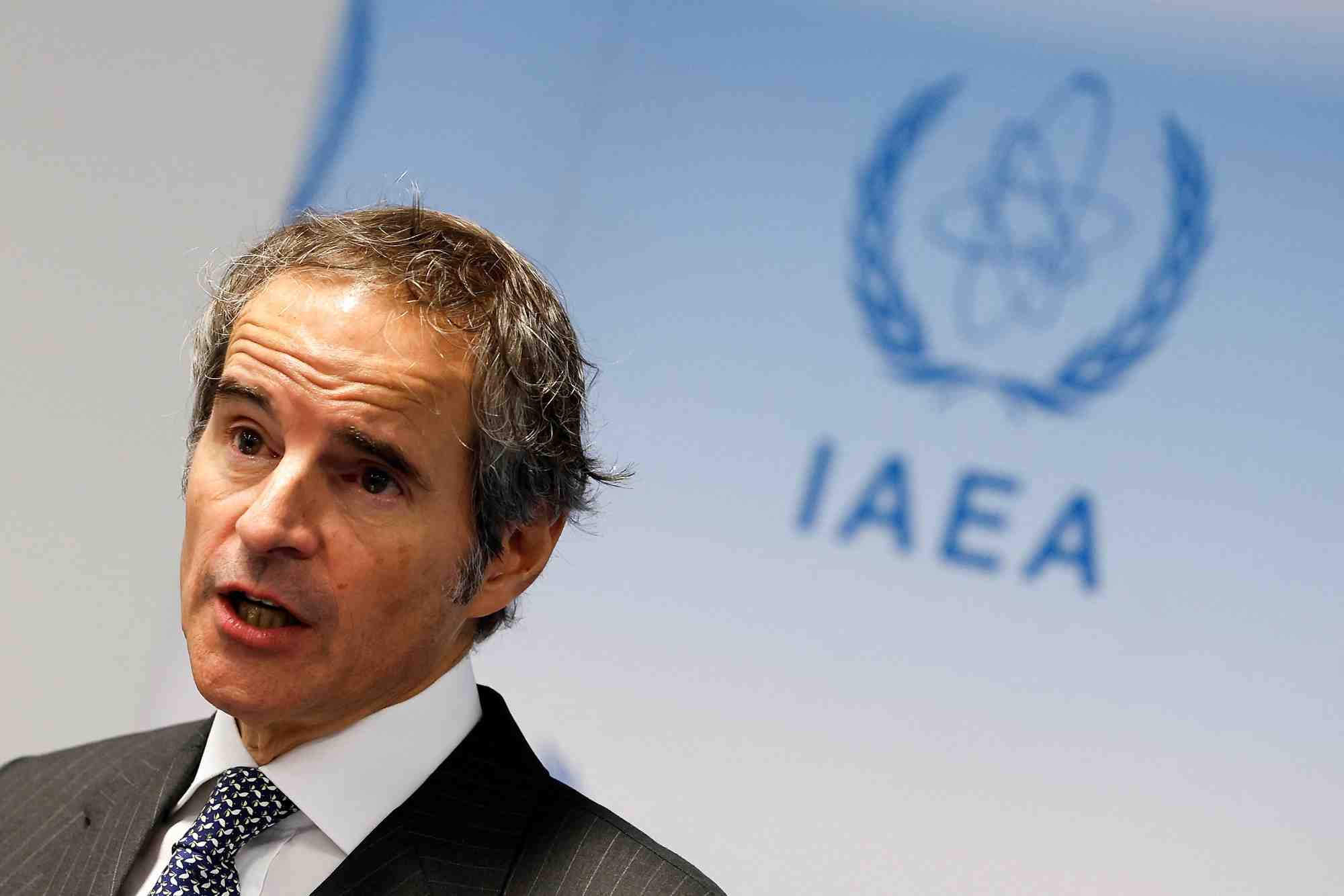 Photo du directeur general de l'aiea (agence internationale de l'energie atomique), rafael mariano grossi