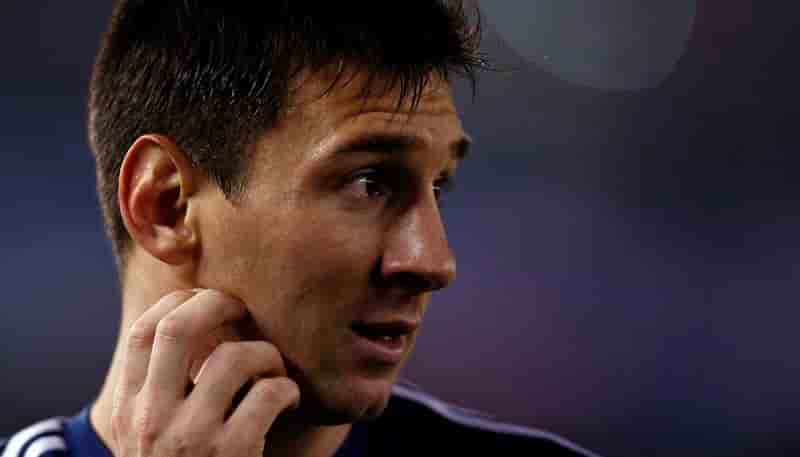 Lionel Messi en campagne pour Interpol