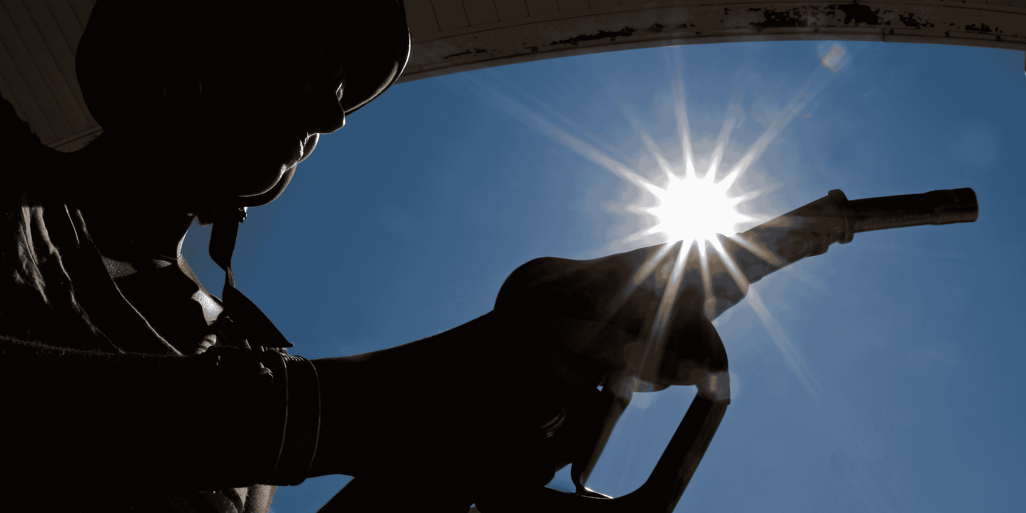 Pétrole pompe essence station service