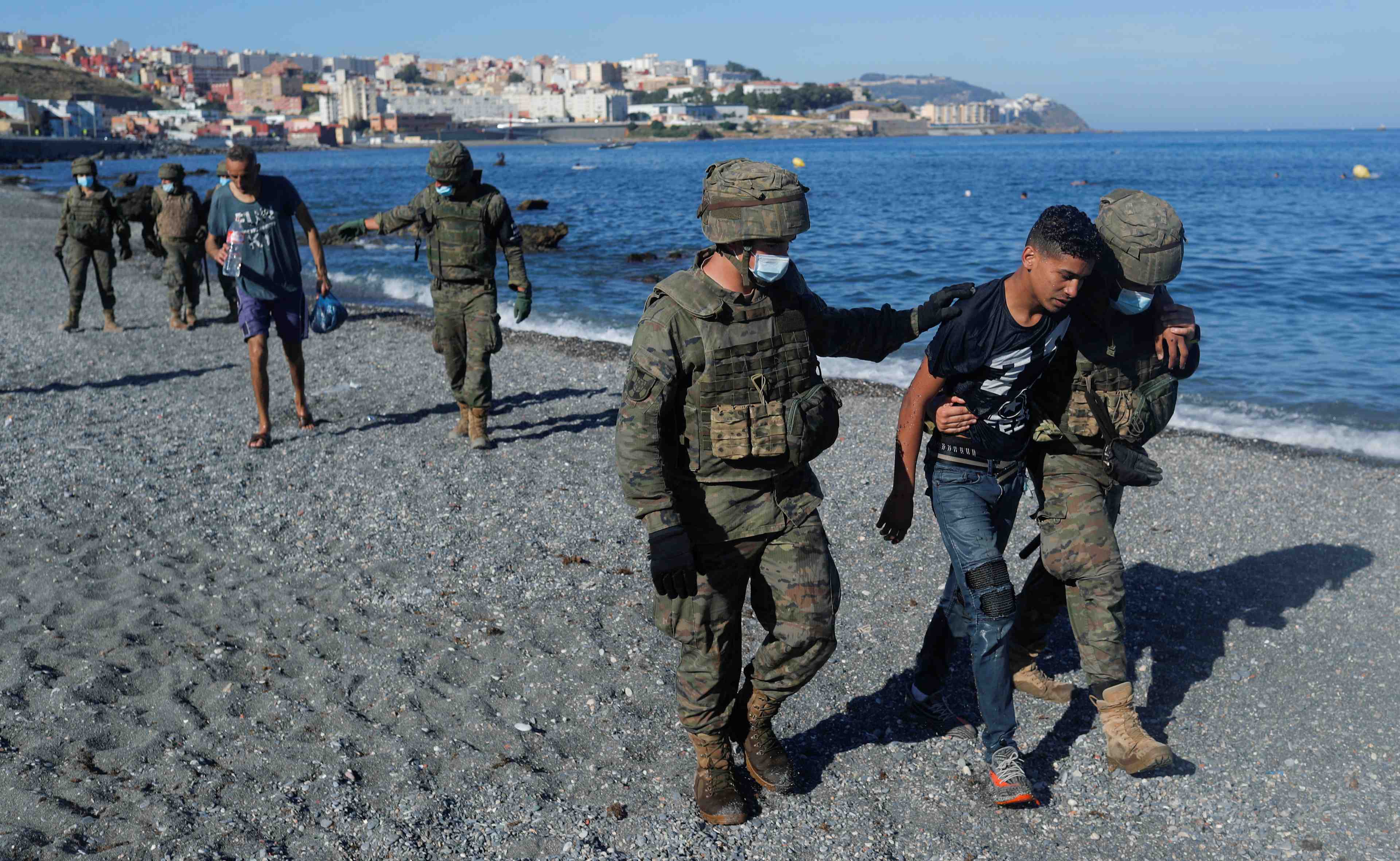 L'espagne continue les expulsions a ceuta, l'afflux de migrants ralentit