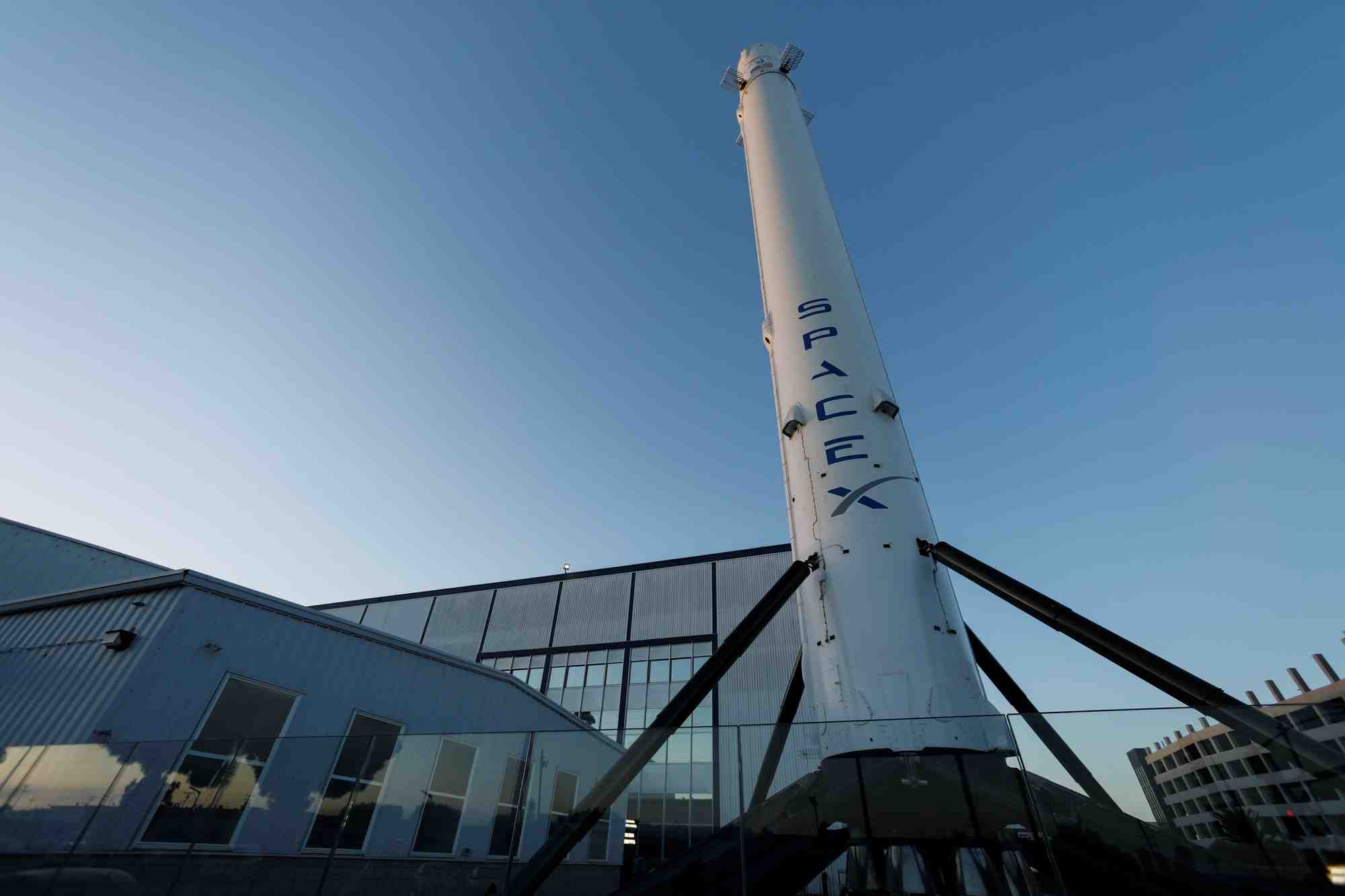 Le siege de spacex a hawthorne, en californie