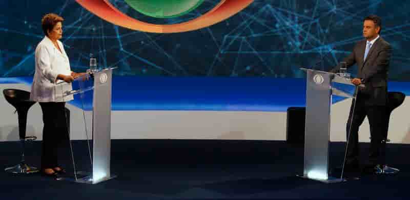 Débat musclé entre Rousseff et Neves avant le second tour