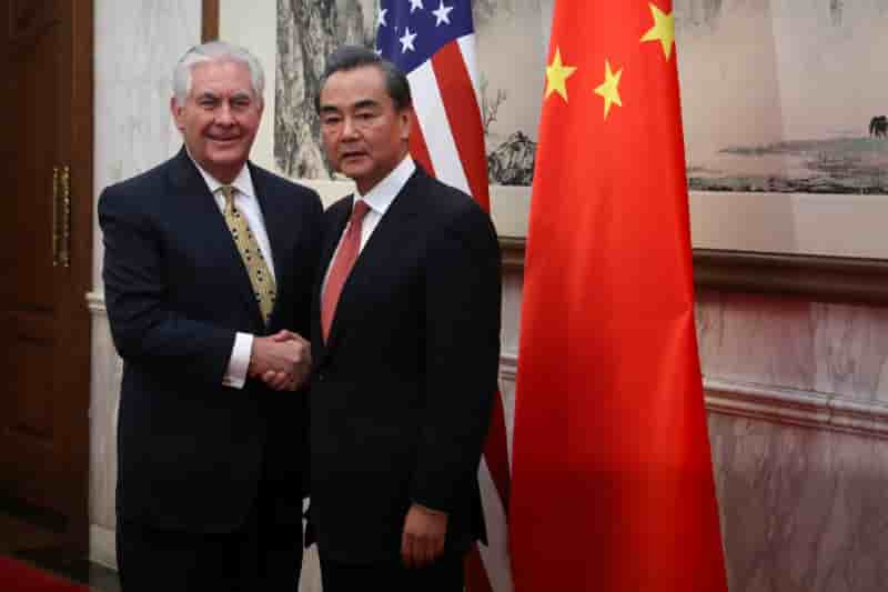 Devant tillerson, pekin prone la diplomatie face a pyongyang