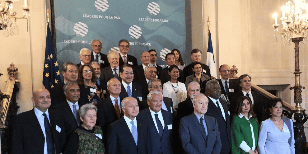 conférence des leaders pour la paix Raffarin