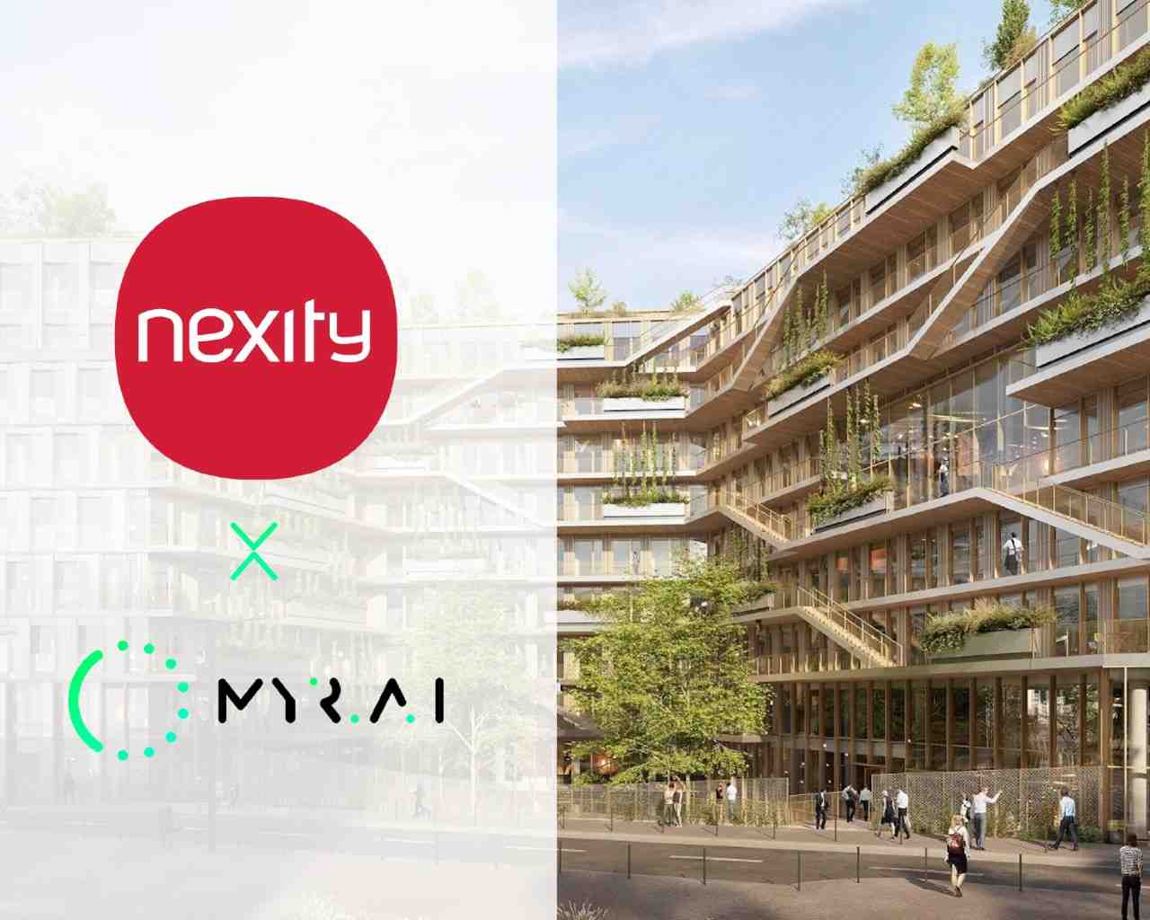 Nexity et Myr.ai : un partenariat pour accélérer la digitalisation des espaces immobiliers.