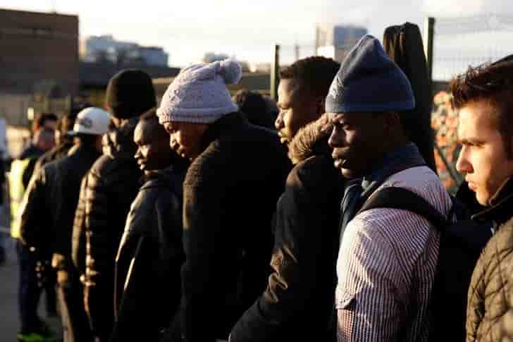 Evacuation de camps de migrants dans le nord de paris