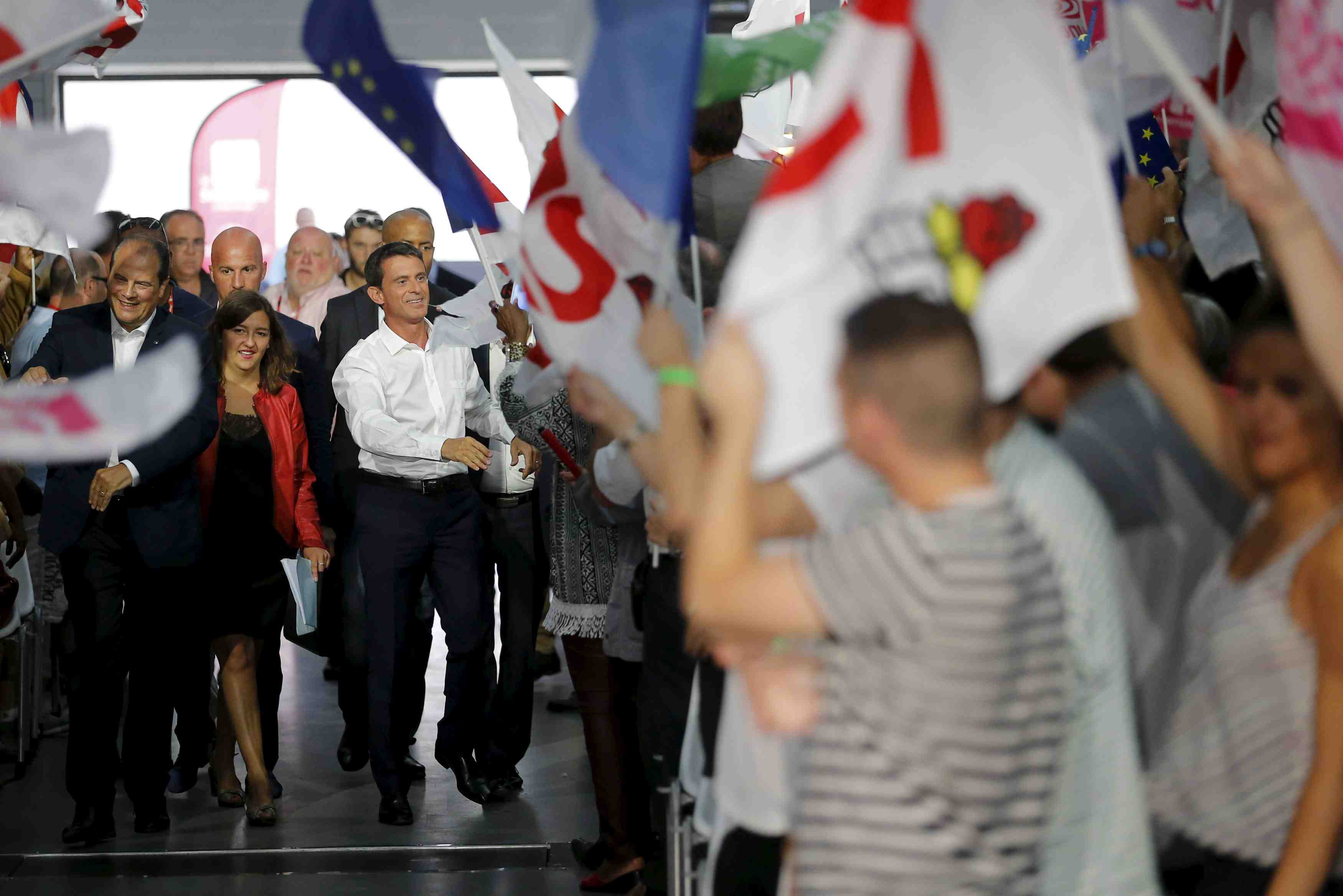 Manuel valls, candidat prefere a gauche pour 2017
