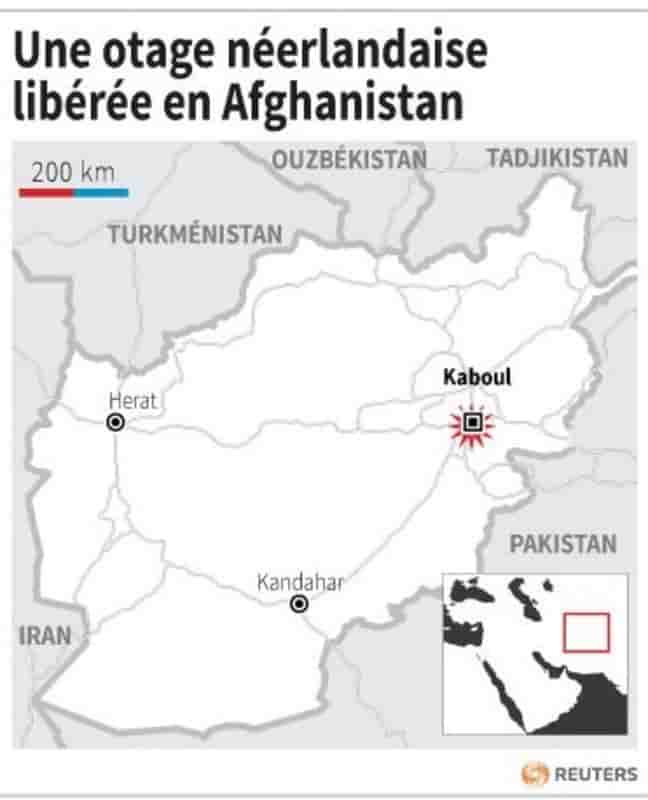 Une otage neerlandaise liberee en afghanistan