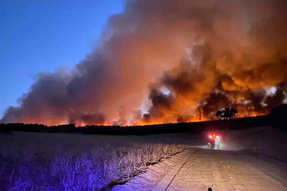 Incendie dans l’ouest de l’Australie en 2020