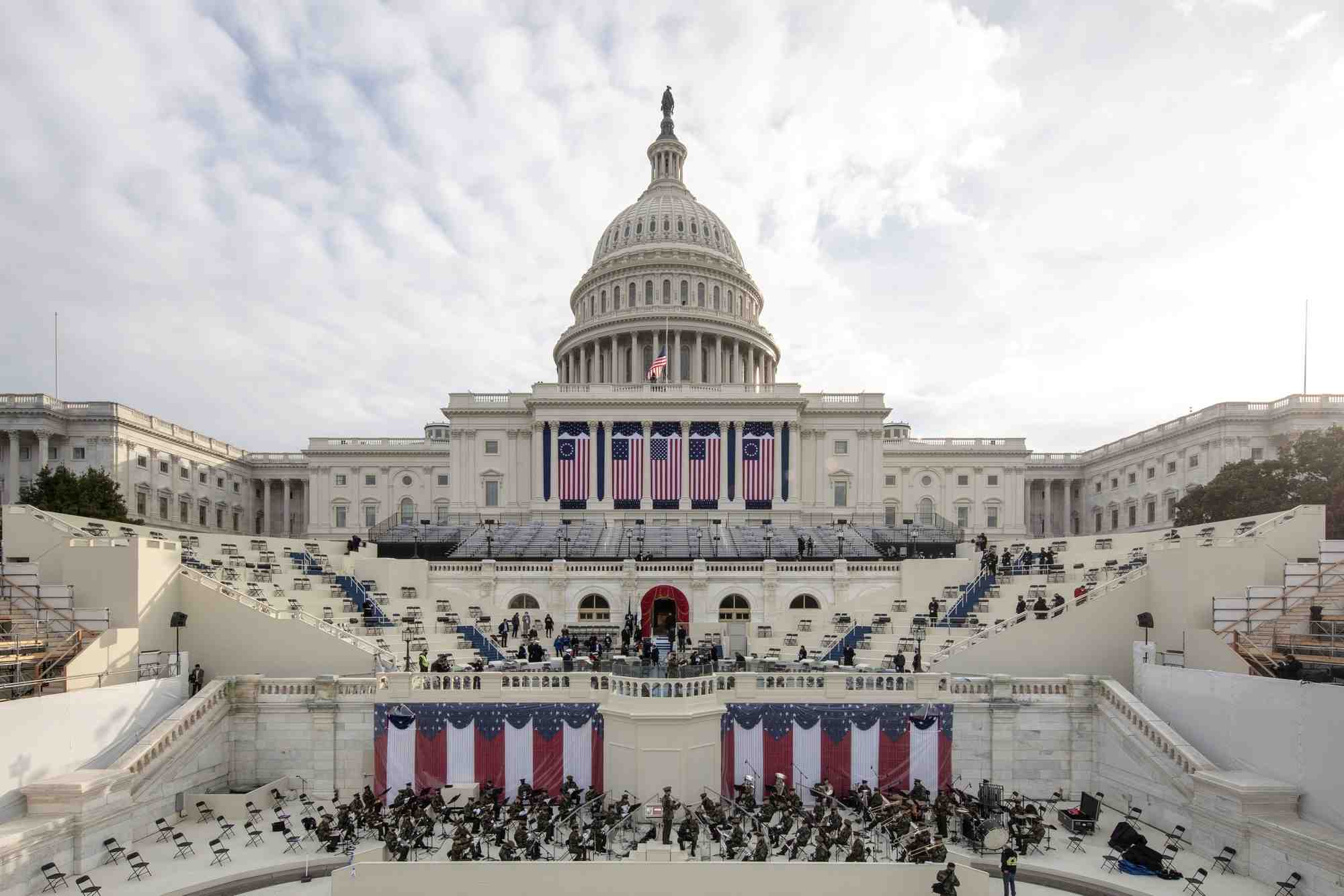 Une vue generale du capitole americain