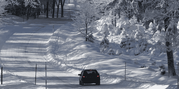 France: circulation perturbee par la neige dans le sud-est