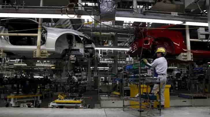 Recul inattendu de la production industrielle en janvier