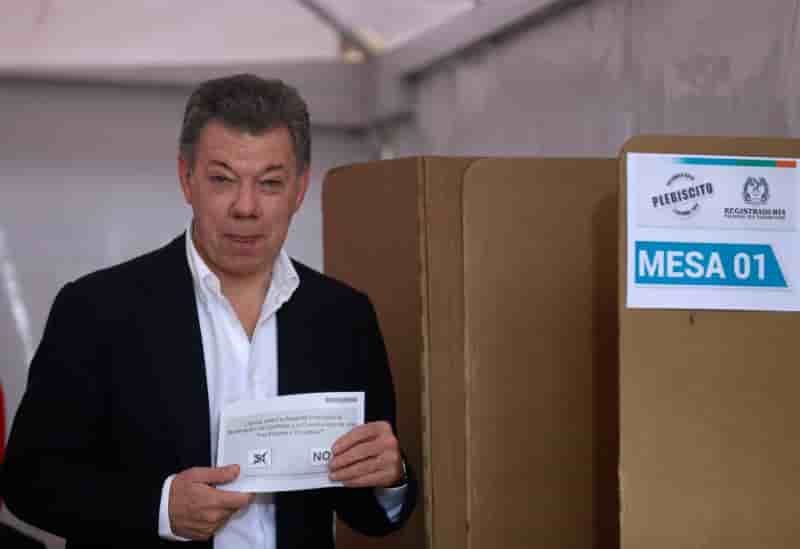 Apres le "non", la colombie plus favoris du nobel de la paix