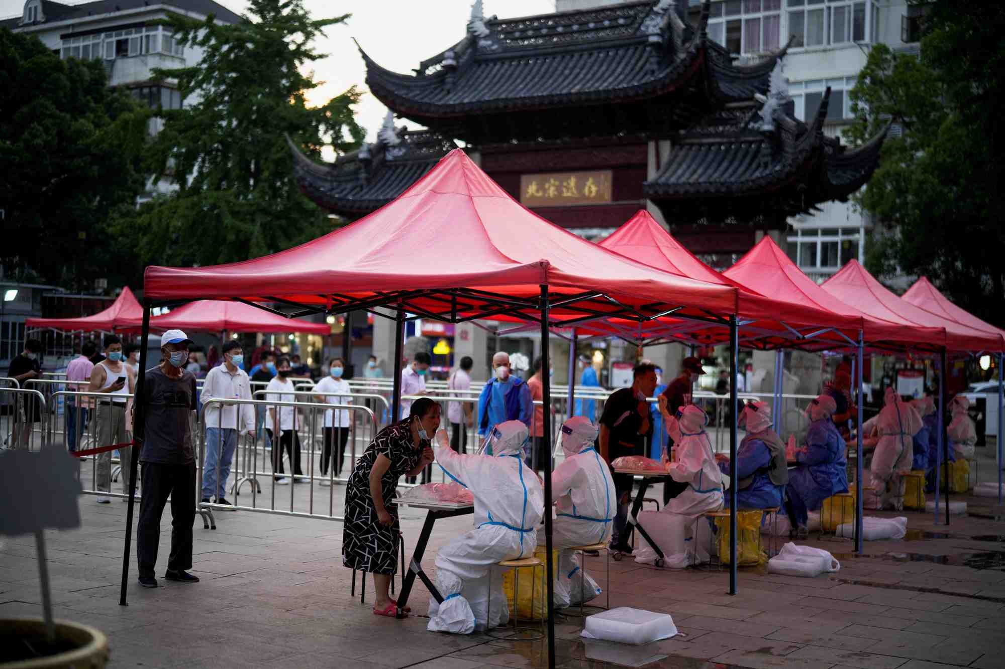 Coronavirus/chine: nouvelle campagne de depistage a shanghai
