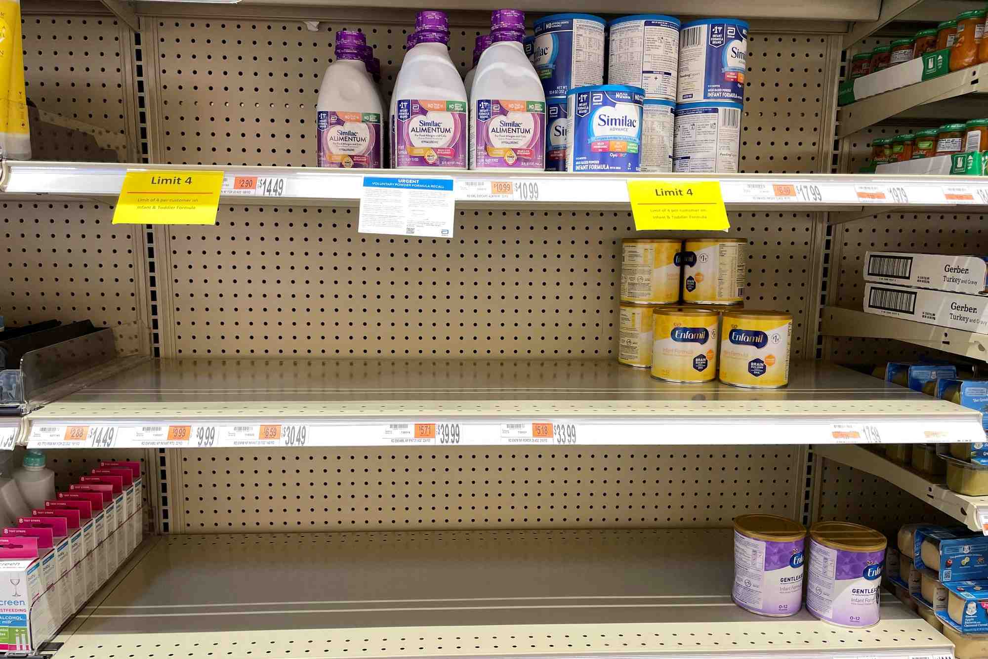 Danone augmente ses expeditions de lait infantile aux etats-unis