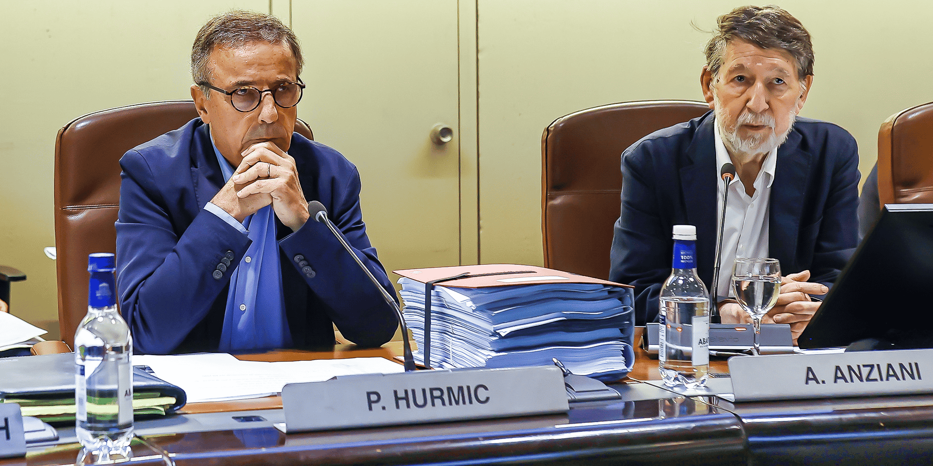 Pierre Hurmic et Alain Anziani, le 30 juin 2023.