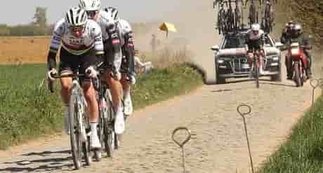 Le Slovène Tadej Pogacar fait partie des prétendants à la victoire finale sur le Paris-Roubaix.