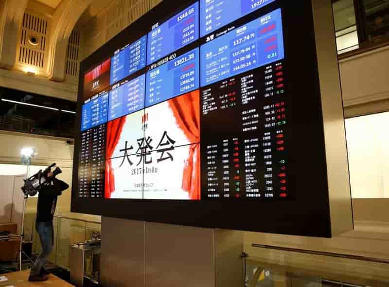 Le nikkei a tokyo termine en hausse