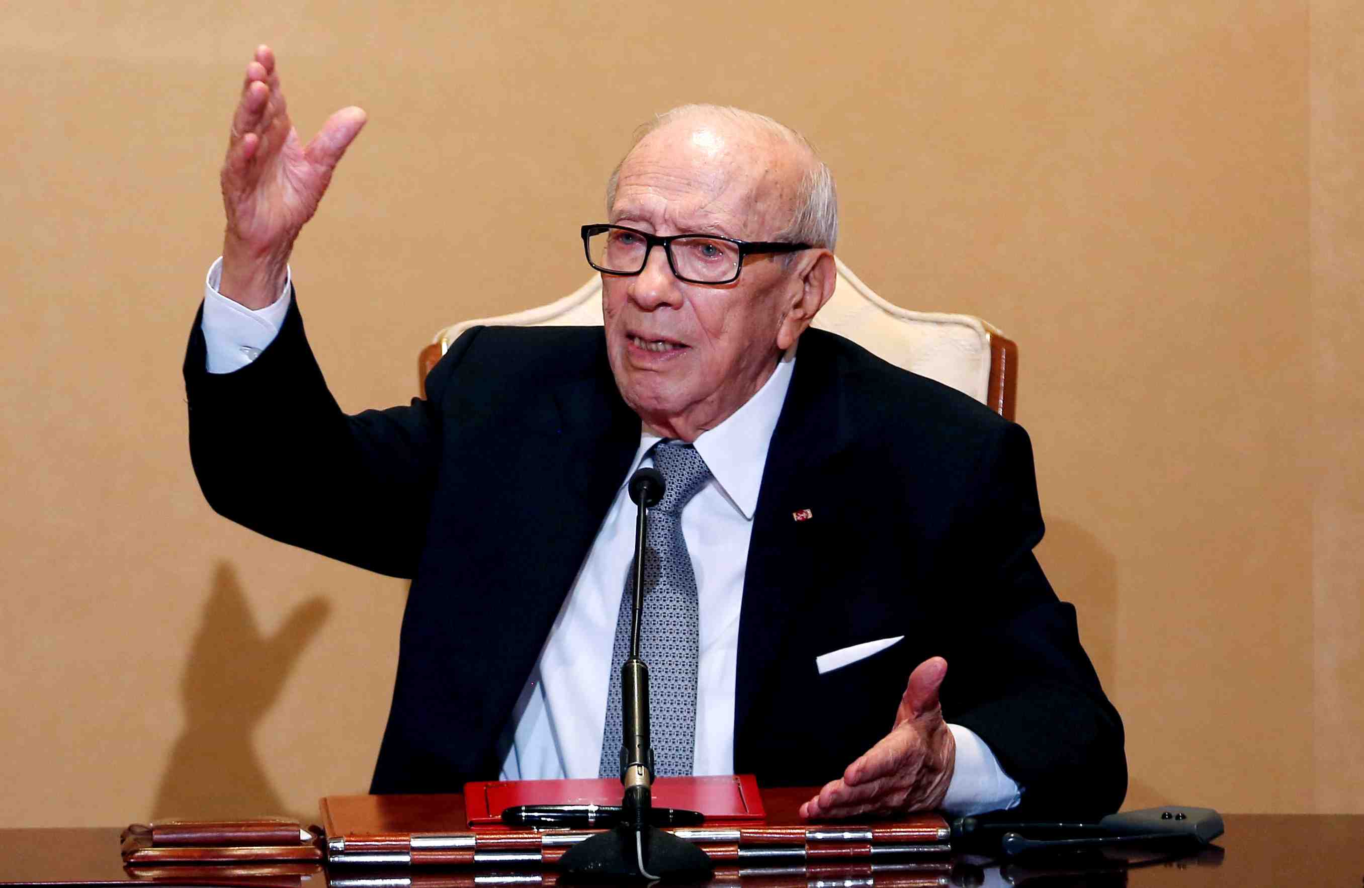 La sante du president tunisien s'est amelioree