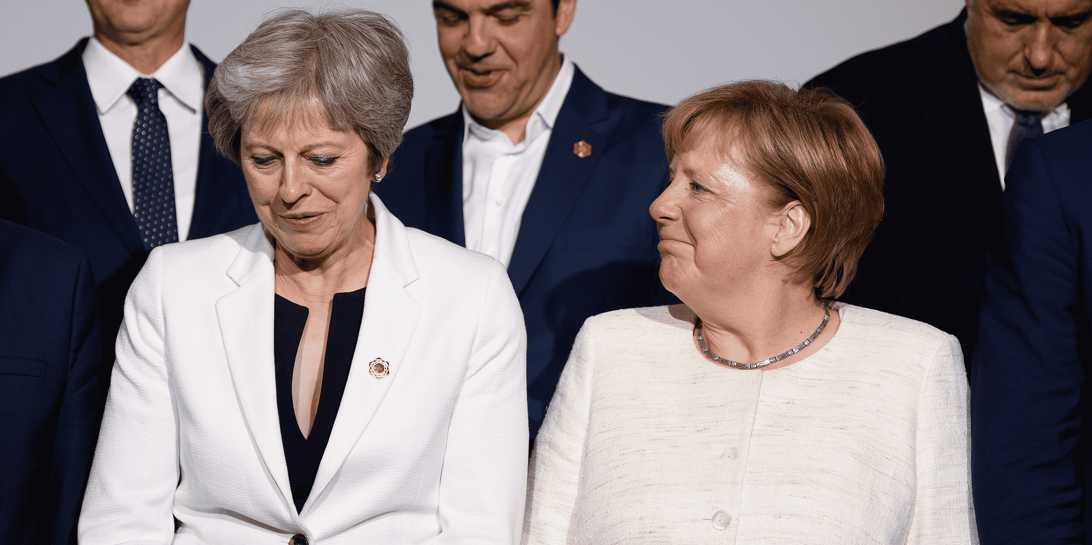 May, Merkel,
