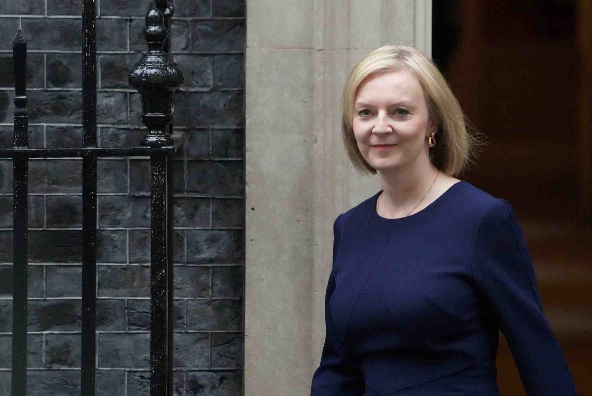 Photo d'archives de la premiere ministre britannique liz truss