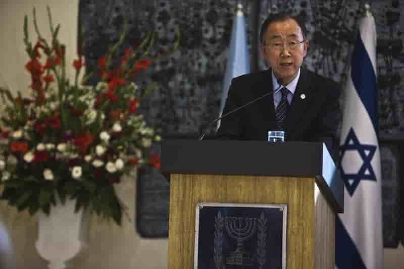 Ban ki-moon invite palestiniens et israeliens a mettre fin aux violences