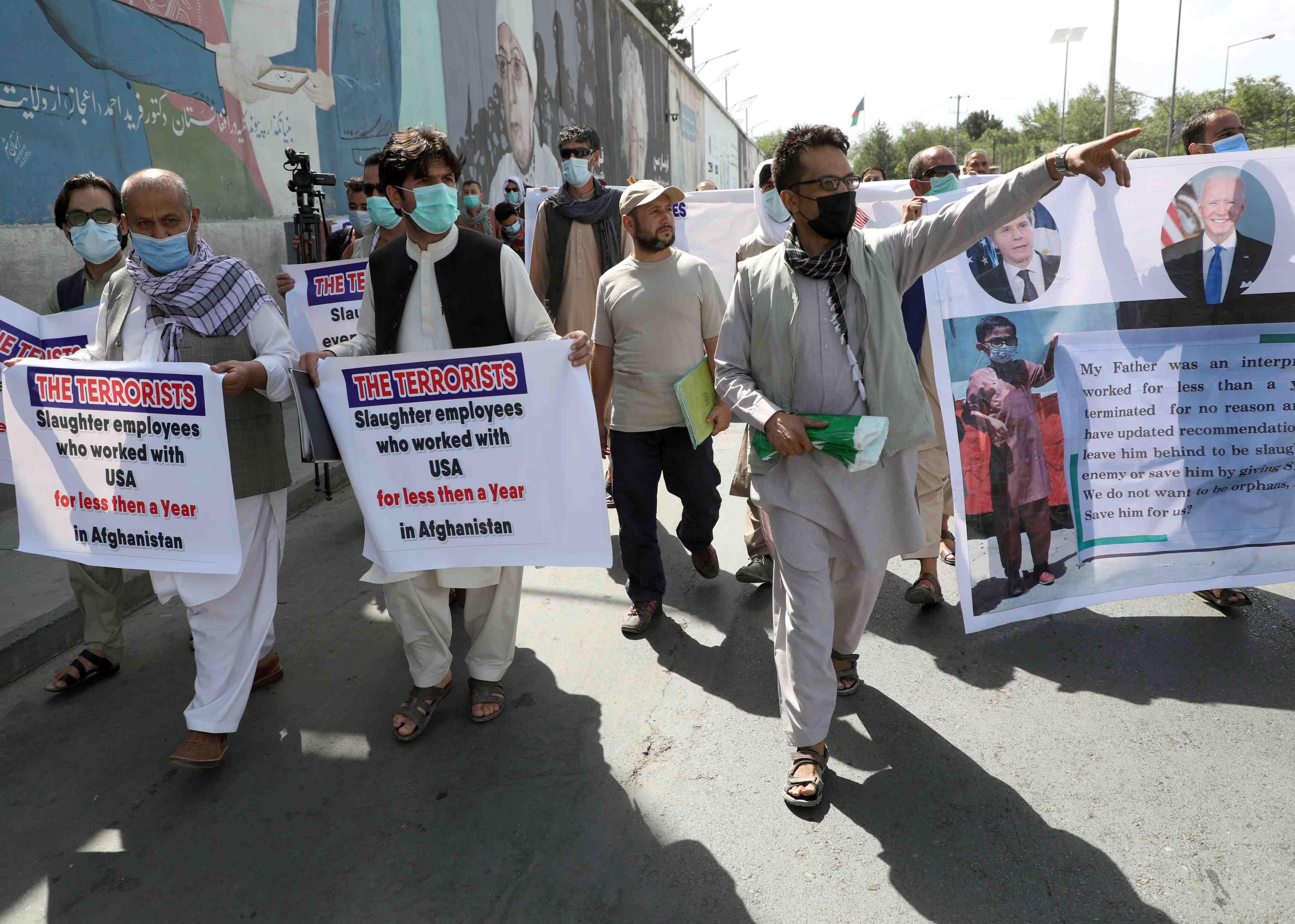 Les etats-unis entament l'evacuation d'anciens auxiliaires afghans