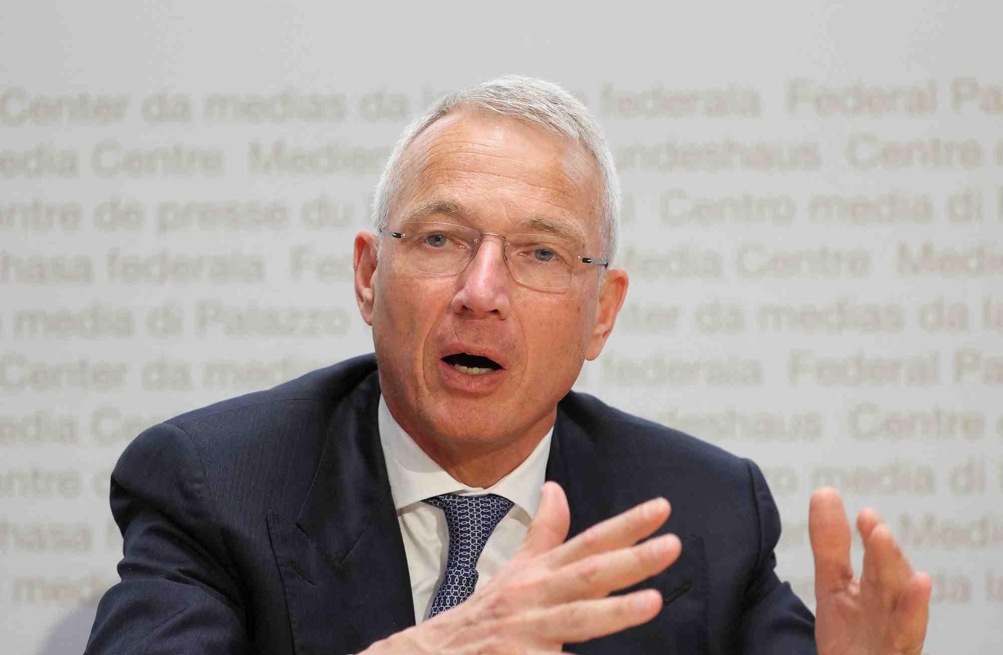 Axel lehmann, president de credit suisse, a berne