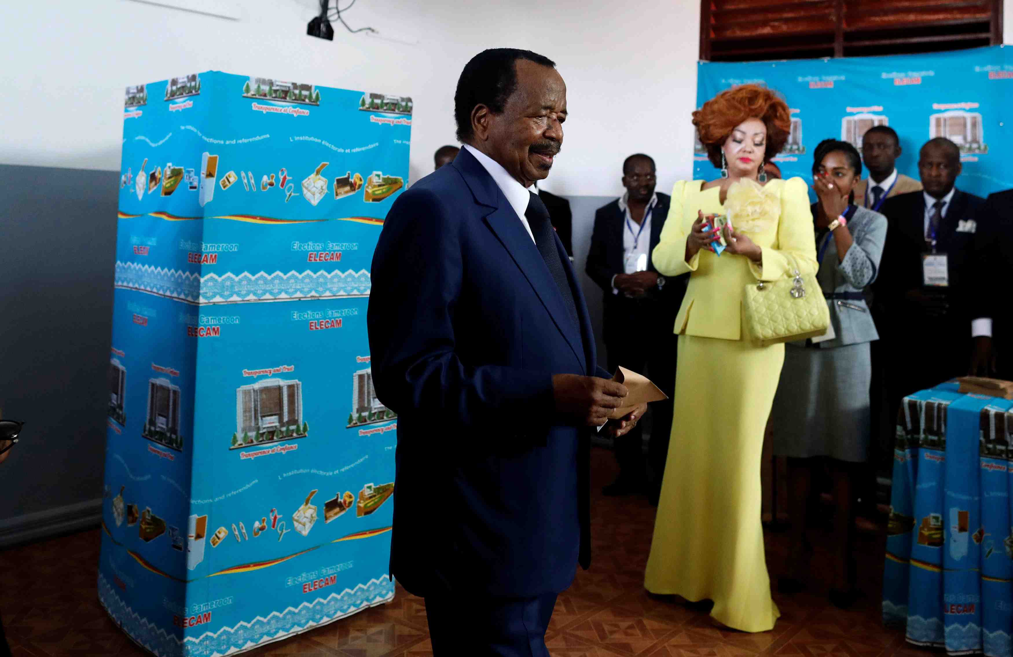Paul biya reelu a la presidence du cameroun avec 71% des voix