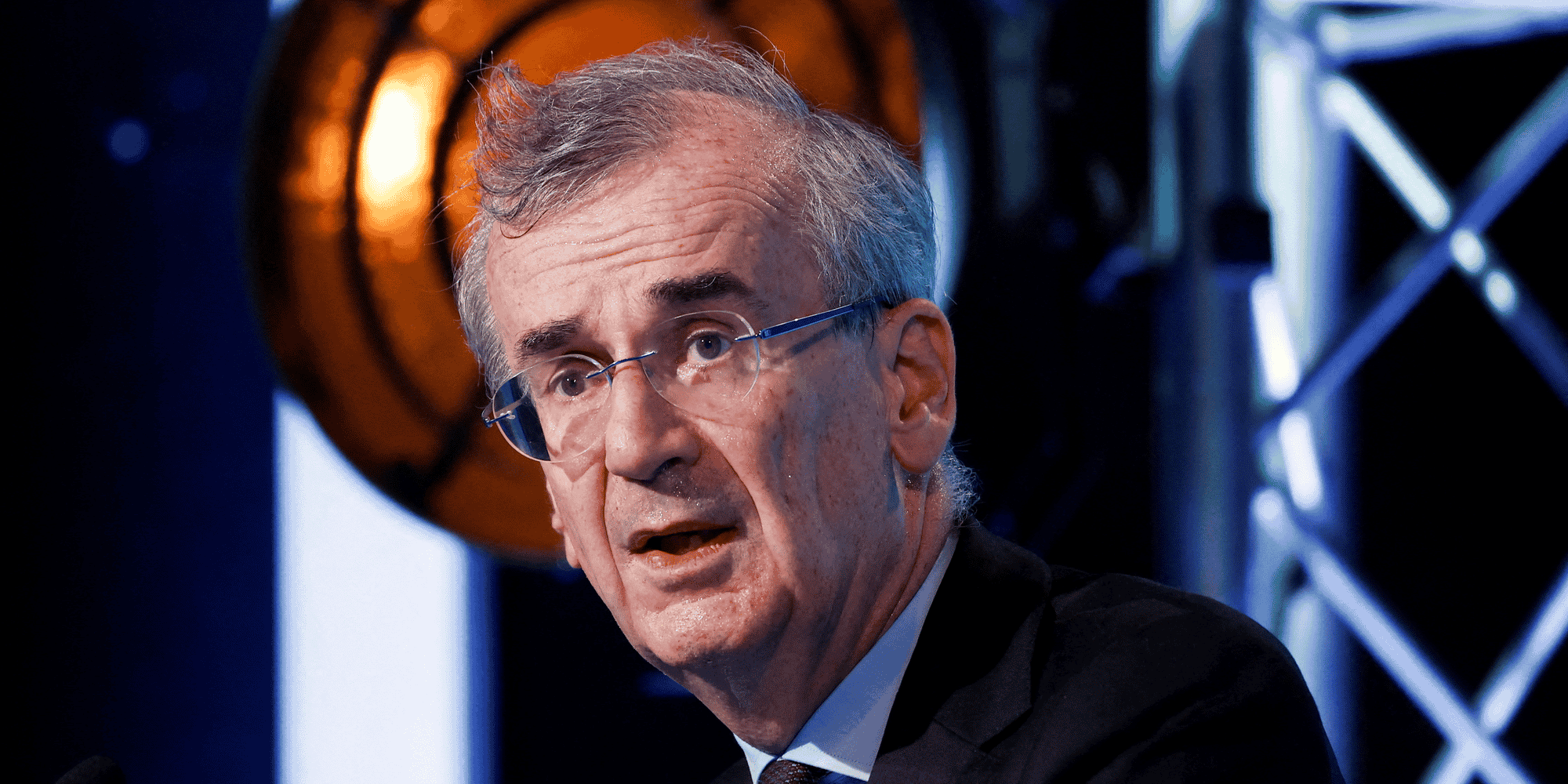 Photo d'archives du gouverneur de la banque de france, francois villeroy de galhau