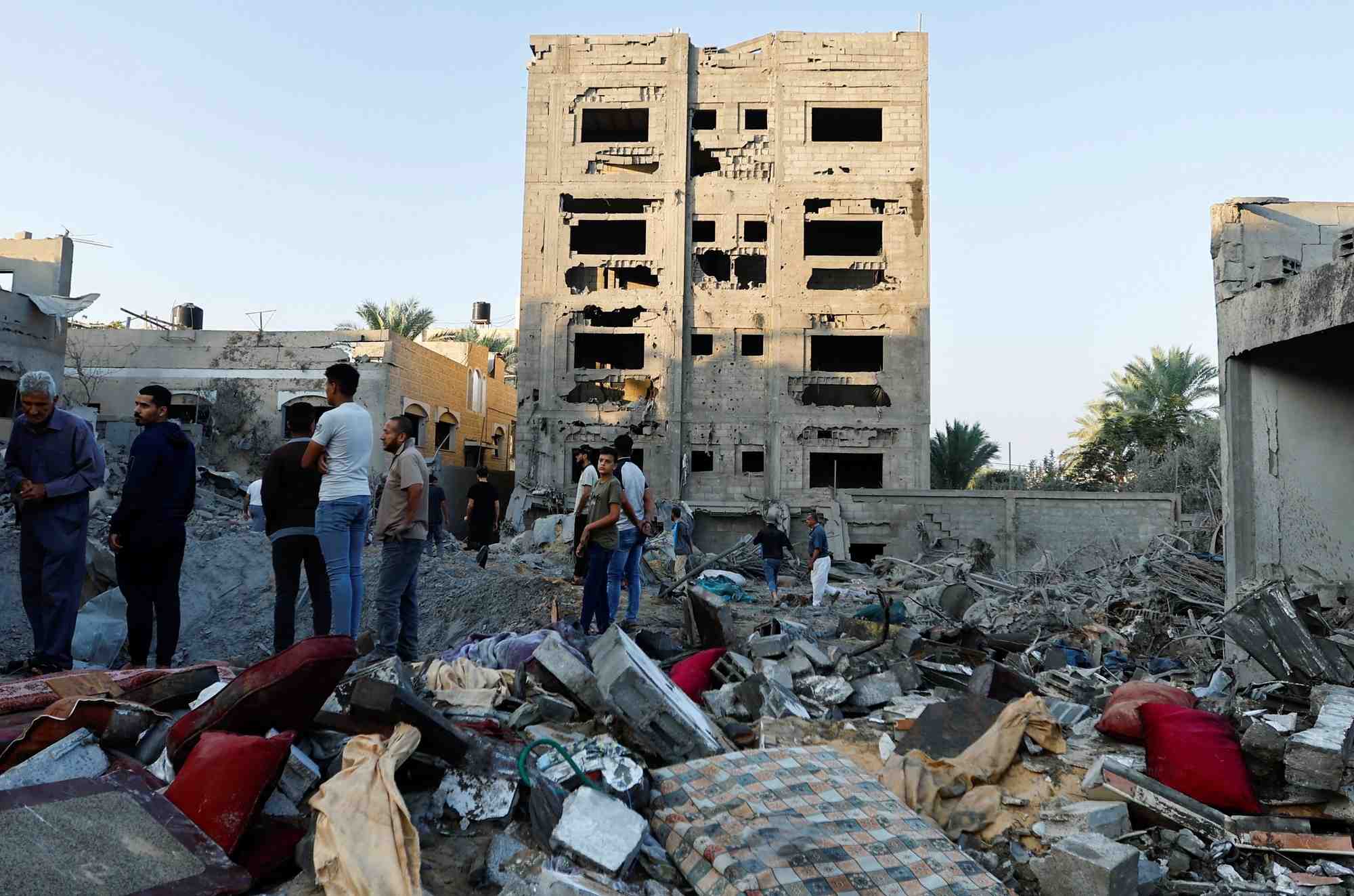 Photo de degats a gaza