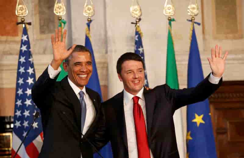 Barack Obama salue l'"énergie" et la "vision" de Matteo Renzi