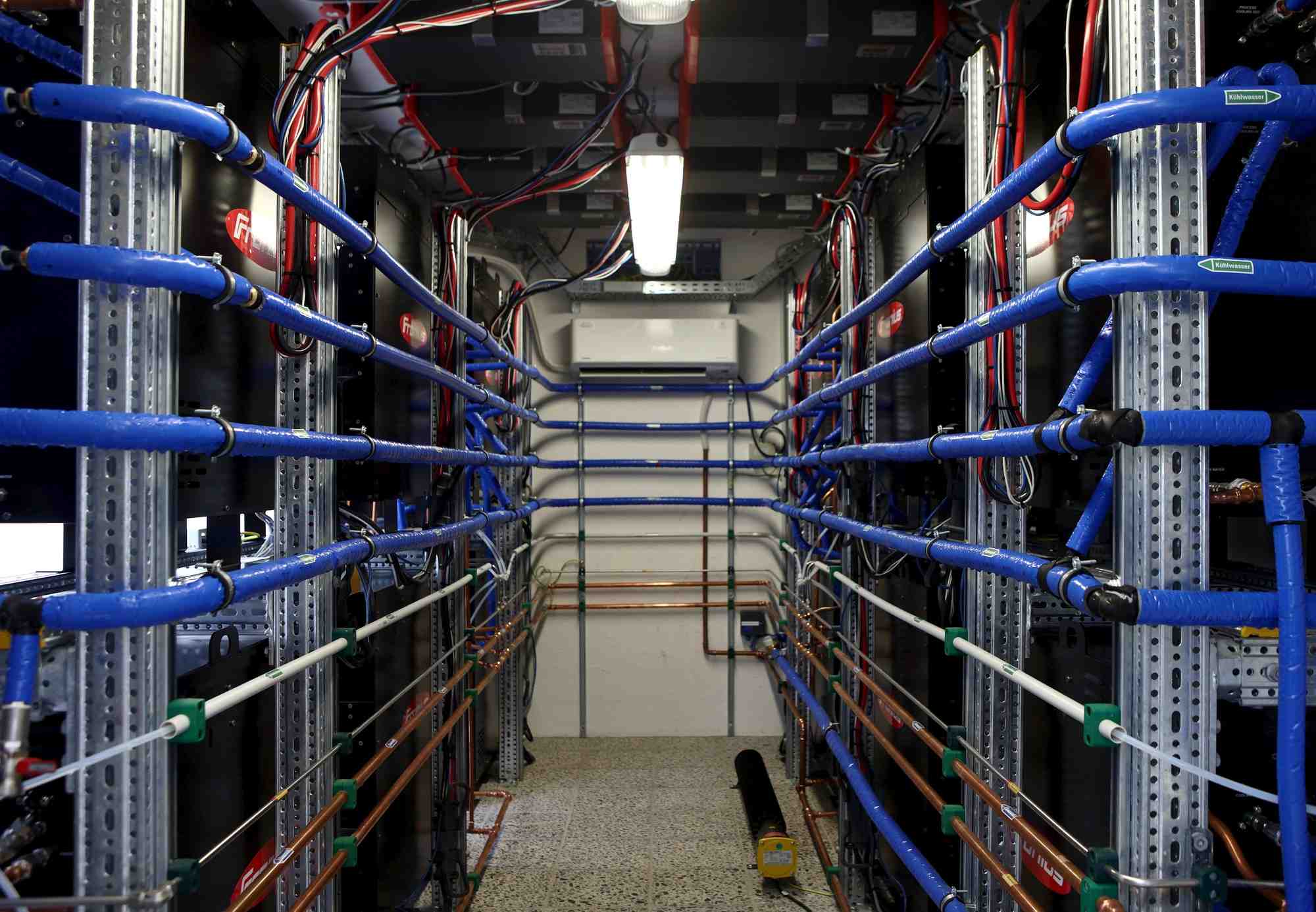 Une usine pilote "wind2hydrogen" a auersthal, en autriche