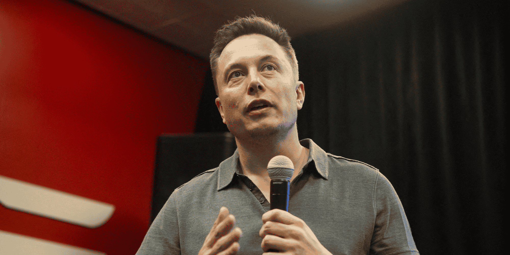 Photo d'archives du patron de tesla, elon musk, lors d'un evenement a palo alto