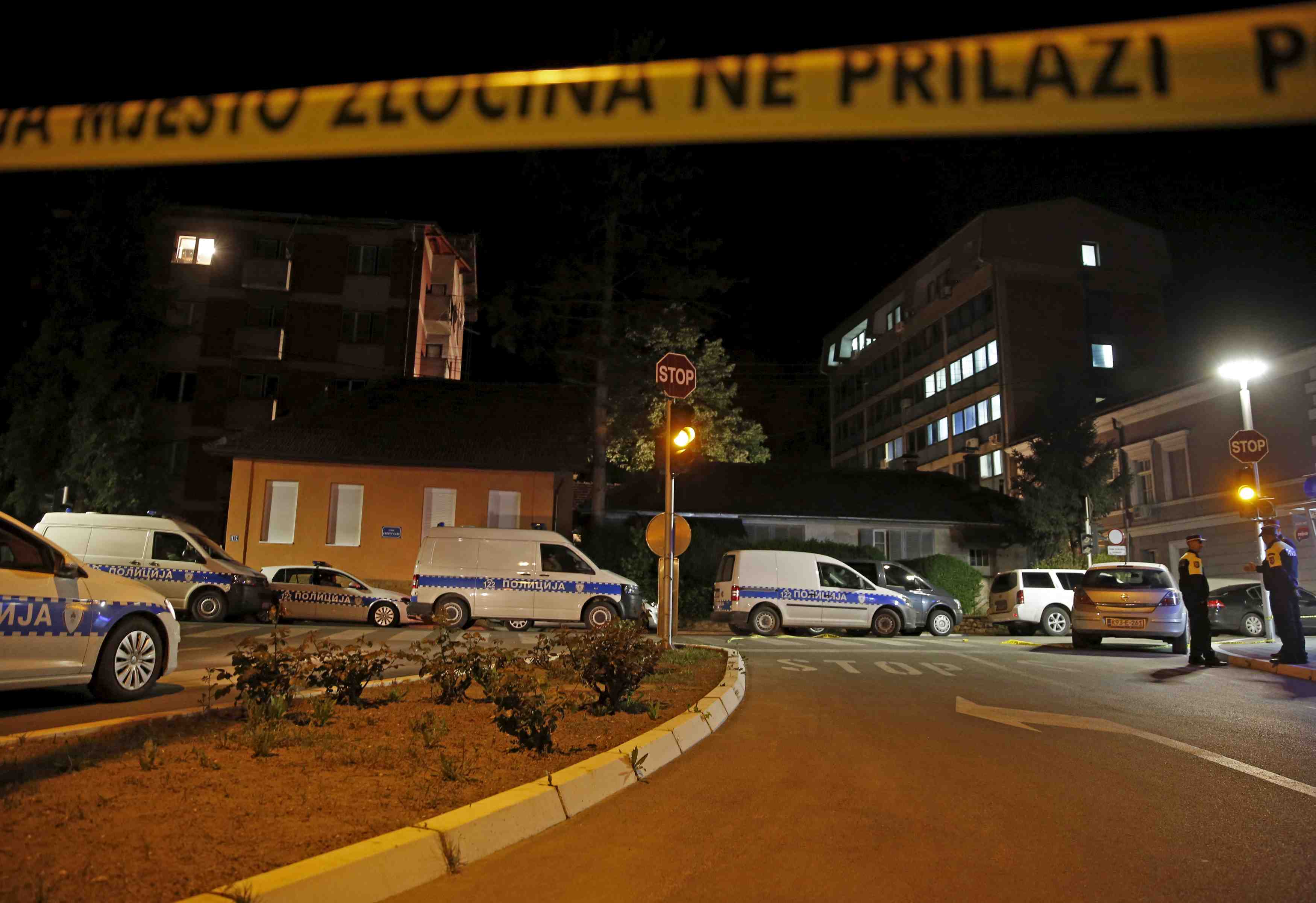 Attaque islamiste presumee contre un poste de police en bosnie, un agent tue